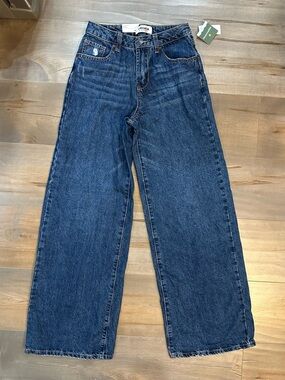 RSQ Dark Blue high rise Wide Leg Jeans